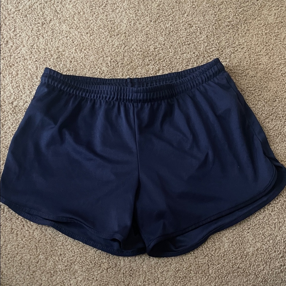 Navy Blue Athletic Shorts